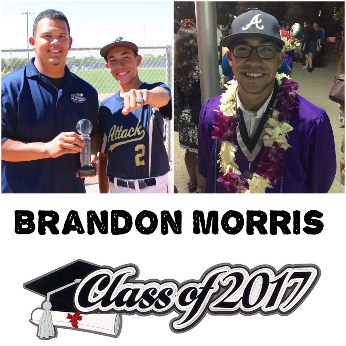 AZAttackBBC's tweet photo. Without your family none of this is possible, Keep up the hard work in South Dakota! #Classof2017 #AttackBaseball https://t.co/6dVBKPBvne