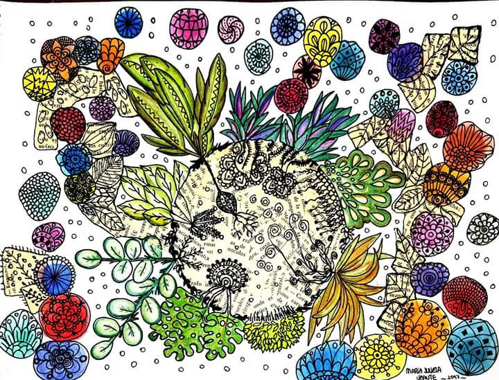 JulietaVeaute's tweet photo. Probando nuevos materiales #Mixmedia #DulcePomelo #FaberCastells @FaberCastell #Colores #Acuarelables #Dibujo #Drawing https://t.co/9vcg7Ec9NE