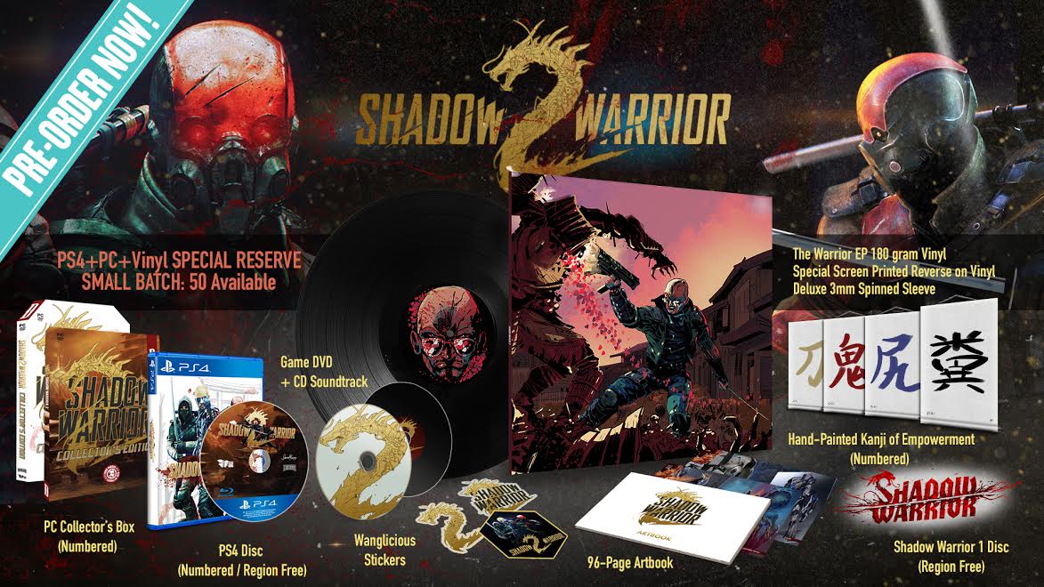 Shadow Warrior 2 (Deluxe Black Vinyl & Game) – Laced Records