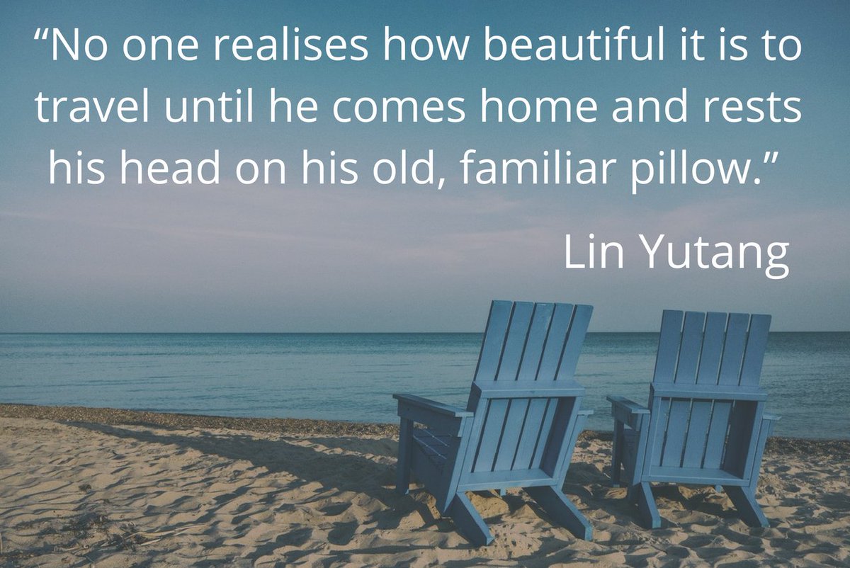 “No one realises how beautiful it is to travel until he comes home and rests his head on his old, familiar pillow.”  #TravelBlogger #quote