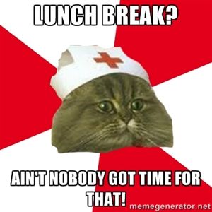 SparklineScore's tweet image. All too true! How many lunch breaks have you had to miss?
