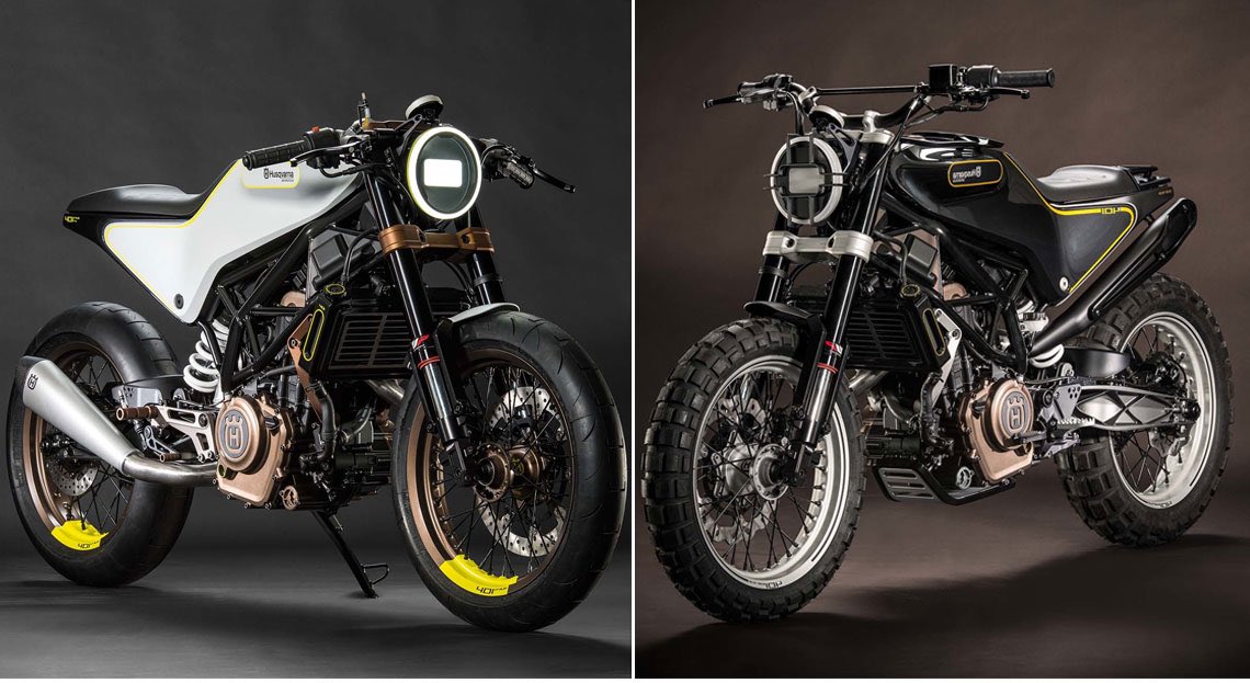 Les deux me font rever ! Mais laquelle choisir... Bon j'ai ma ptite idée ! Et vous, laquelle vous voulez? #Husqvarna #svartpilen #caferacer