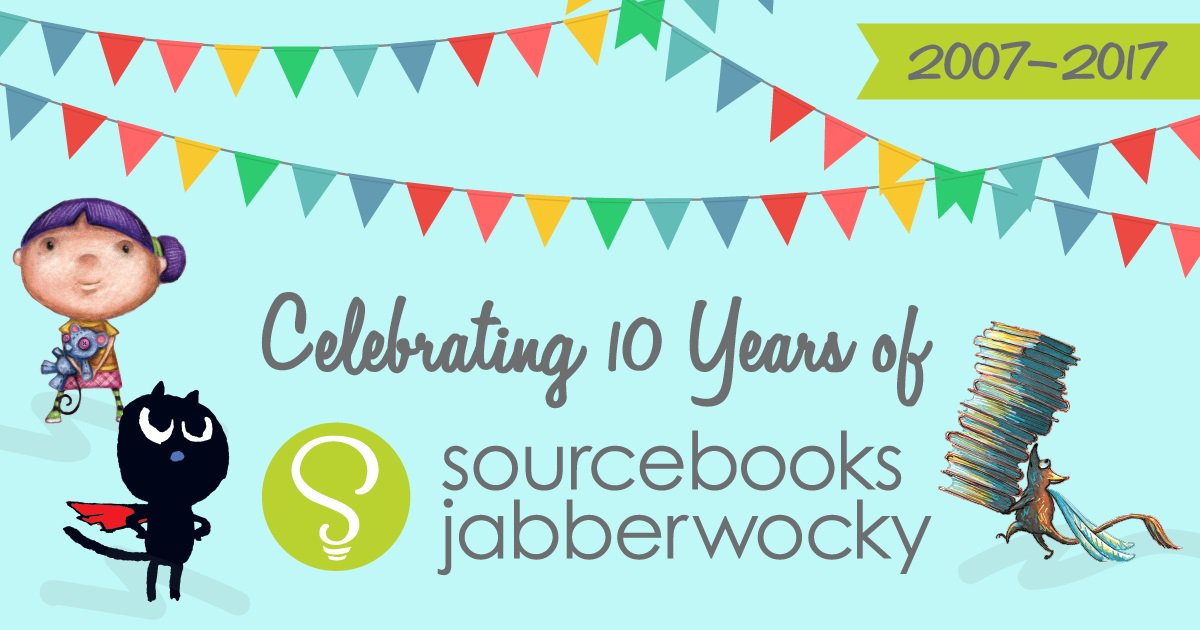 decushman's tweet photo. Sourcebooks Jabberwocky 10 years old!#SourcebooksJabberwocky10 https://t.co/VL55fKhB0f