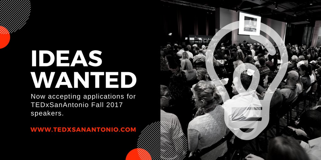 TEDxSanAntonio's tweet image. Ever wanted to give a TED talk? Now is the time to share your idea. bit.ly/2rRRgyd?utm_ca… #TEDx #TEDtalks