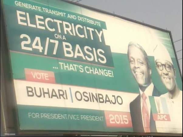 OfficialPDPNig's tweet photo. The APC promised 24/7 power supply during campaign and after 2 years, more promises without any achievement in power sector. #APCFailures@2 https://t.co/rUPHXlQpal