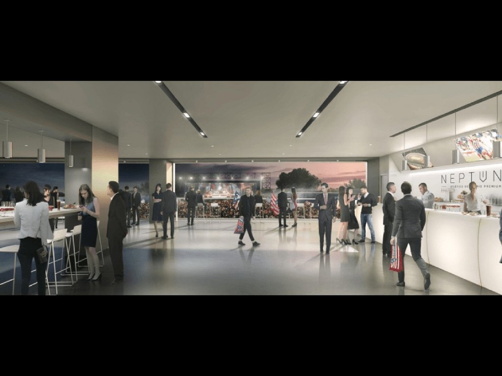 MadridEasy's tweet photo. El Atlético de Madrid estrena nuevo estadio para la nueva temporada! 
Echa un vistazo al nuevo campo de los de Simeone! 

#Fútbol #LaLiga https://t.co/xdfanQb1Kf