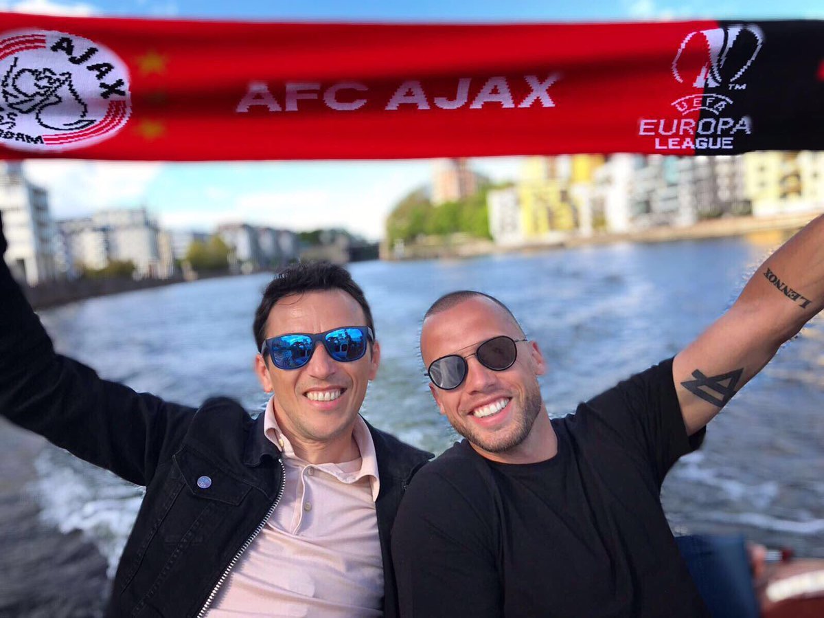 Sailing into Stockholm, sailing into the FINAL! We can't wait anymore, come on <a href="/afcajax/">AFC Ajax</a>! ❌❌❌ #ajax #wijzijnajax #europaleague #final