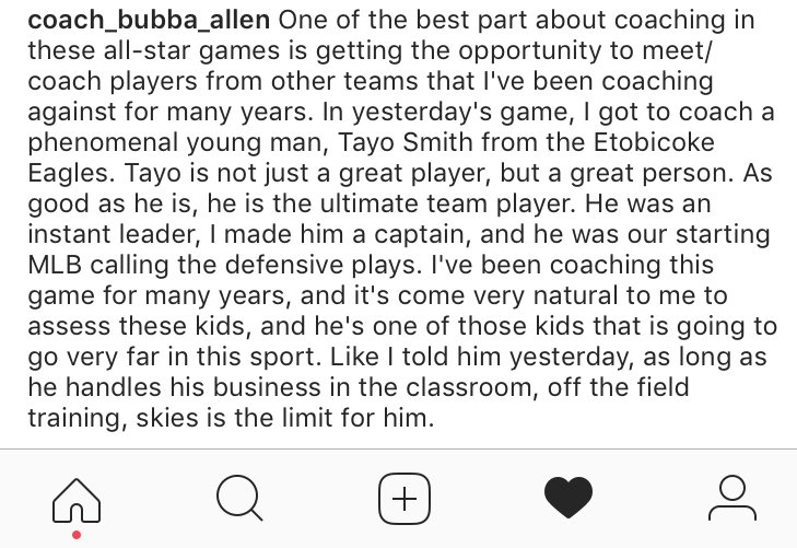 TayoSmith9's tweet photo. To be coached and mentored by a highly respected person like Coach Bubba is a blessing and complete honor. Nothing but, love &amp; respect!!✊🏾🏈💯 https://t.co/wzflmtfNaQ
