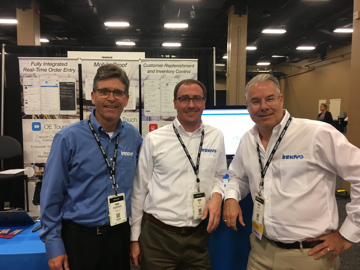 Another great day at Innovo booth at the <a href="/Epicor/">Epicor</a> Insights User Conference! #Insights2017