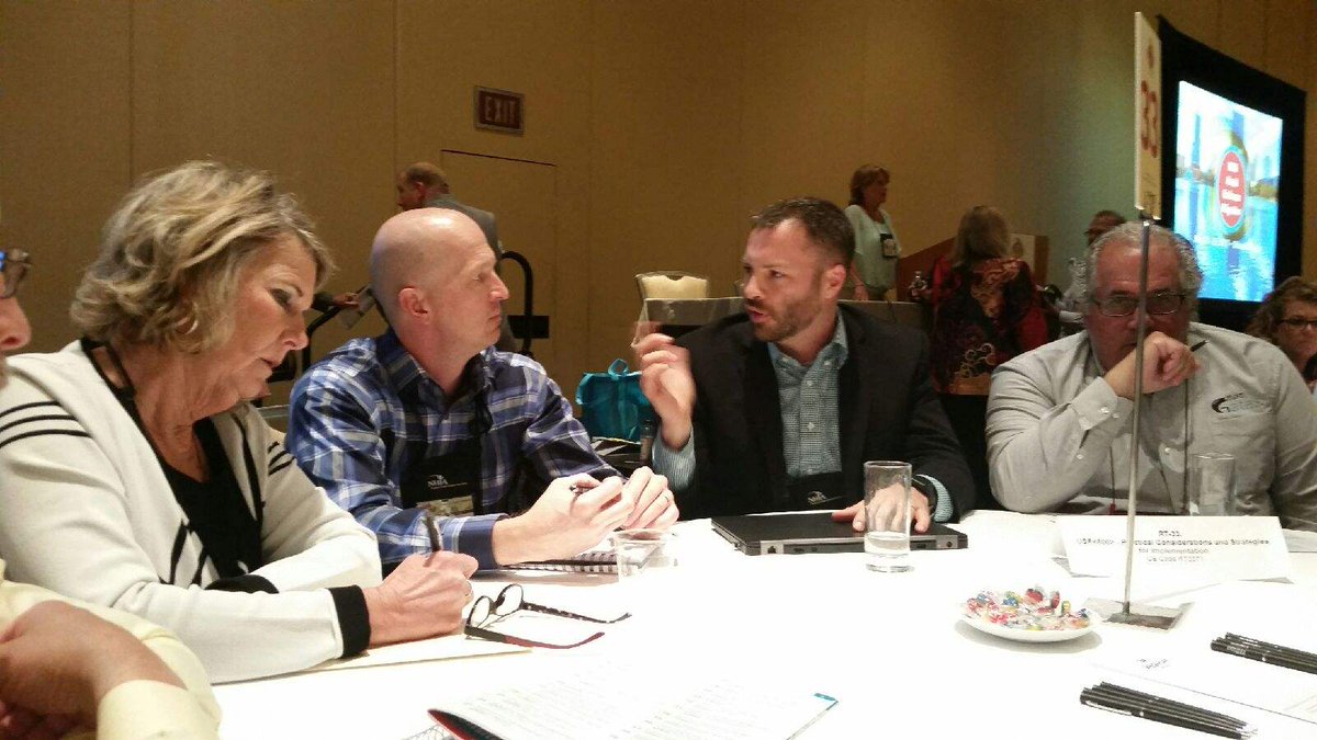 PCABRX's tweet photo. PCAB's Jon Pritchett discusses USP 800 at #NHIA17 round table.  @TWNHIA https://t.co/5XJ5uboisX