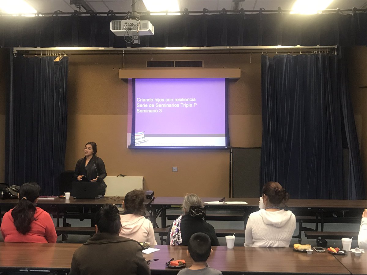 CMrsVilla's tweet photo. Today's topic - Raising Resilient Children #TripleP #ParentSeminar @RioLindoSchool https://t.co/vEjLAXDof1