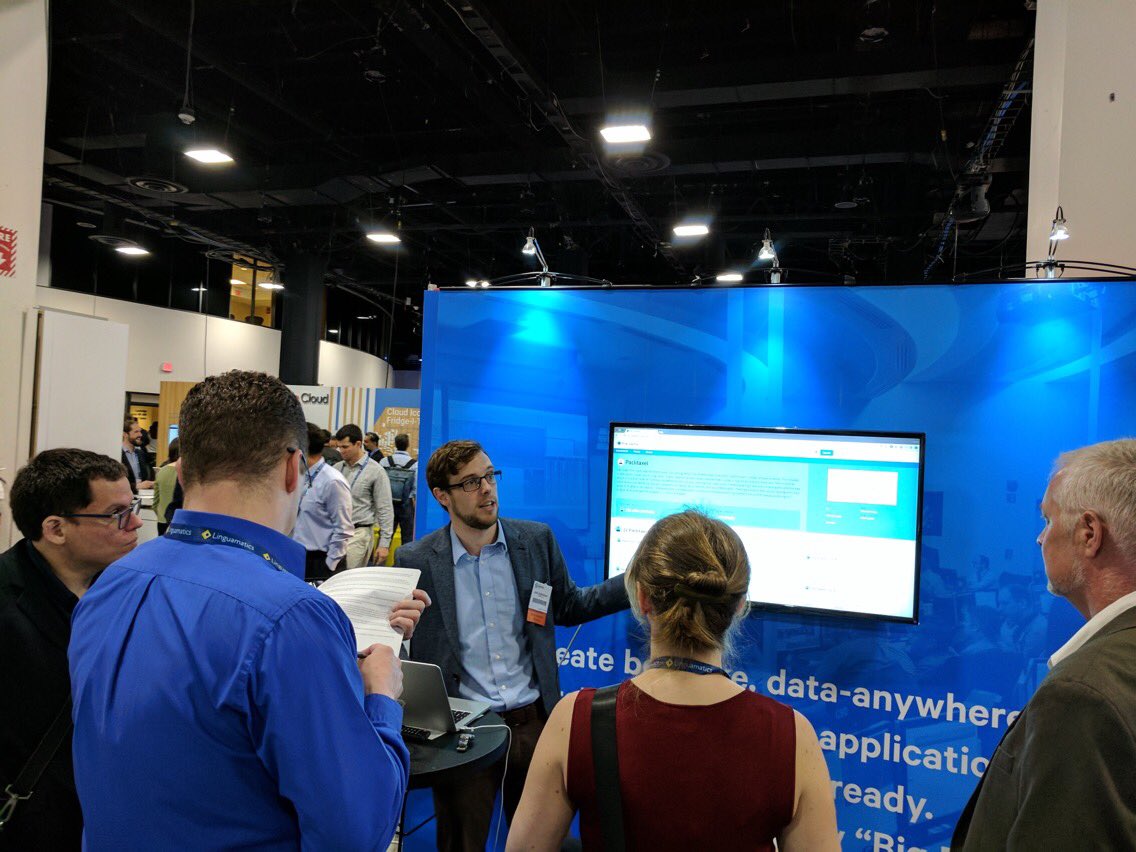 joshSgoldstein's tweet photo. Come get a demo of your next app at booth 157 #bioit #BioIT17 @Lucidworks @Twigkit https://t.co/G3cGUXGHd2