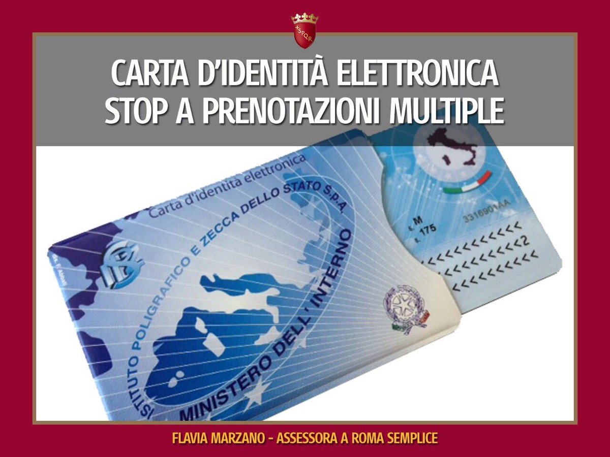 Roma Semplice On Twitter Carta Didentità Elettronica