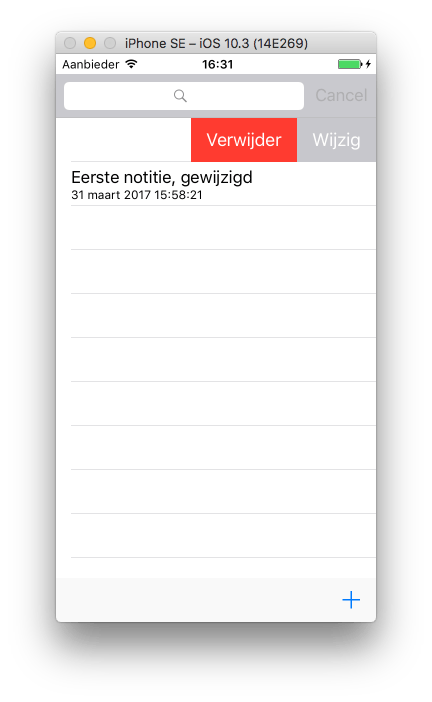 IOSAcademie's tweet photo. Core Data Tutorial (5): items wijzigen en verwijderen - iOS Academie Blog https://t.co/mmt8winXFS https://t.co/ANyuCaFaJw