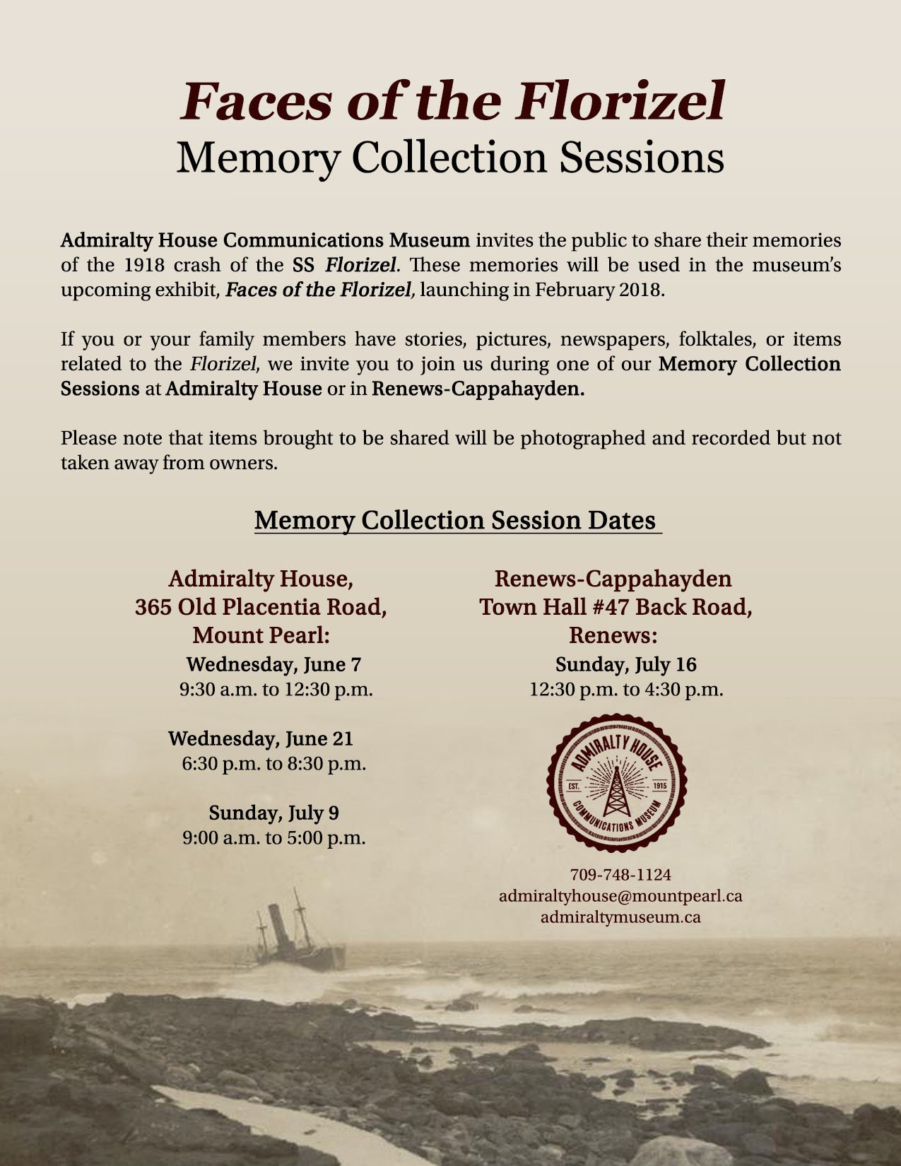 Admiralty House Communications Museum on Twitter "Help Admiralty House