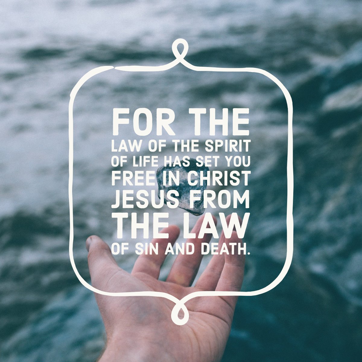 mhbcstudents's tweet photo. For the law of the Spirit of life has set you free in Christ Jesus from the law of sin and death. -Romans 8:2 https://t.co/3vVmr0Uiqp