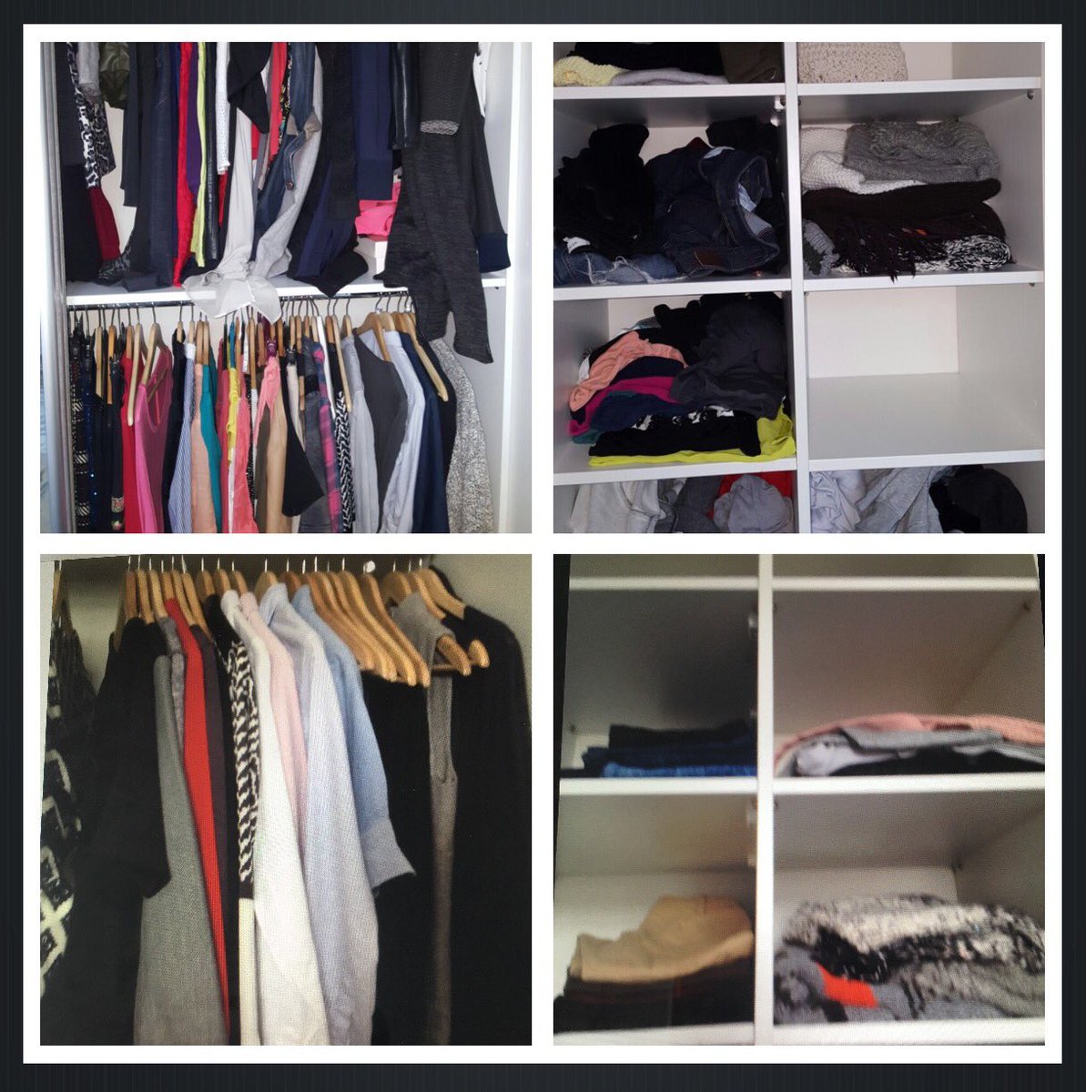 SuzannStylist's tweet photo. TOTD: WARDROBE STYLING 
Day 1 an eventful day detoxify Sandie's #wardrobe from #de-cluttering to #categorising https://t.co/DC2MUNkzvR