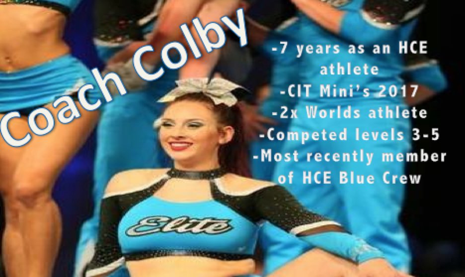 HfxCheerElite's tweet photo. Help me welcome our newest coaches to our staff! @mcd_mar @bent_dacey @colbypayton we are so excited!! 💙 #elitefamily https://t.co/nQ4zGoU49H