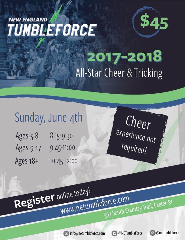 NETumbleForce's tweet image. Next round of tryouts are almost here! Register online today! #netf #tryouts #allstarcheerleading #southcountyri iclassprov2.com/parentportal/n…