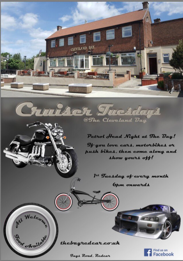 Starting next month at The Cleveland Bay Redcar. First Tuesday every month  all welcome