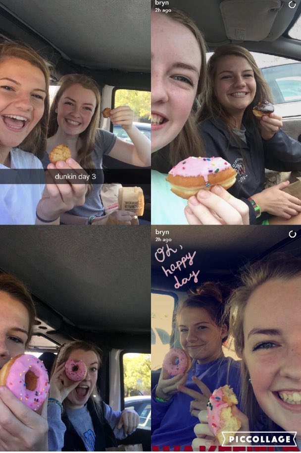beachloverbryn's tweet photo. HAPPY BIRTHDAY SARAH I LOVE U (sorry for re using a collage u made me but i loved it😂) 💗💜💚🎉 miss our doughnut days https://t.co/BkNDpeGu7O