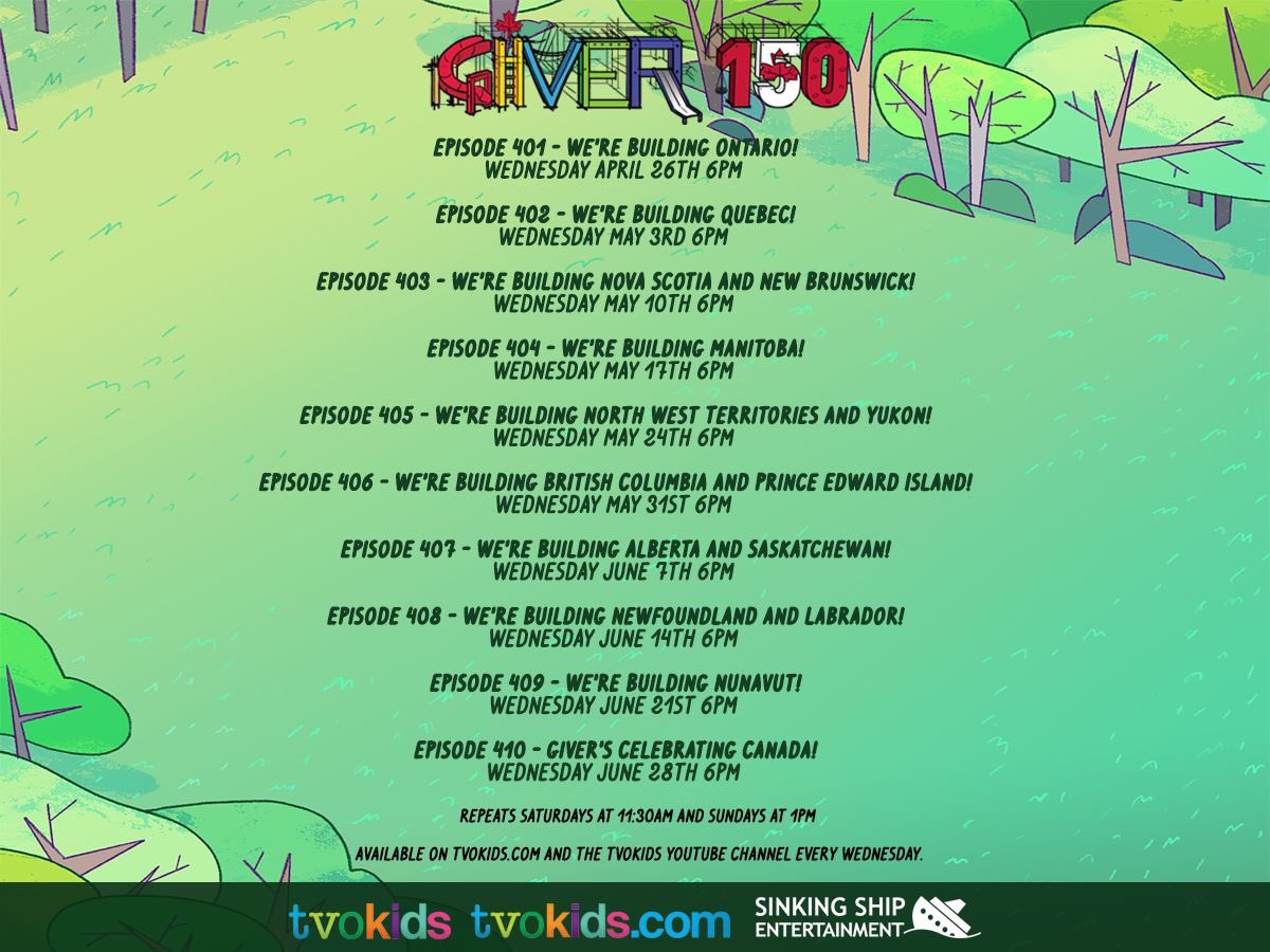 RiversideParkCR's tweet photo. Tonight at 6 pm
North West Territories and Yukon Playground!
#canadasbiggestplayground #ottawa #tvokids #letsgiver https://t.co/63MCAUgKPF