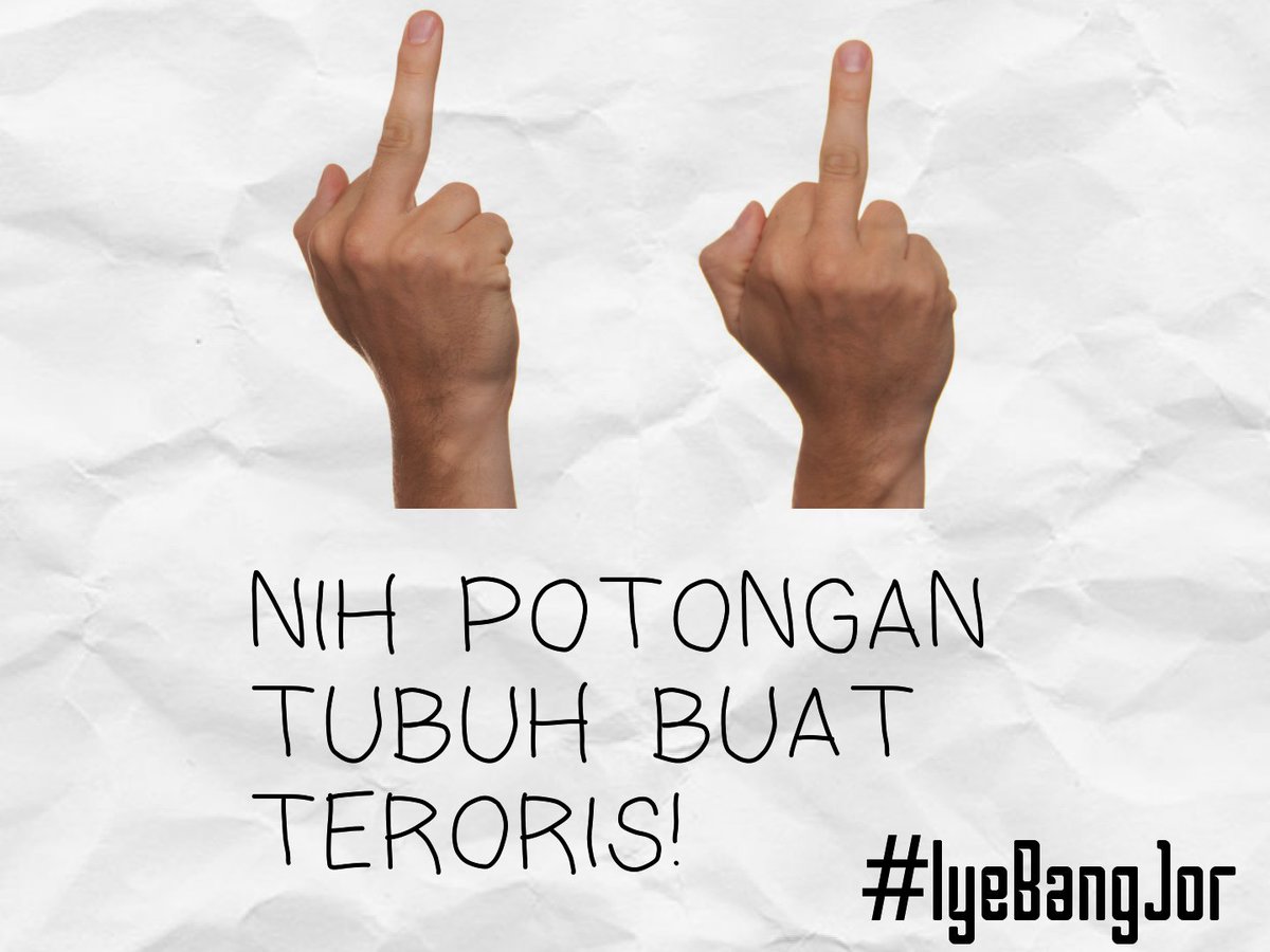 Potongan Tubuh untuk TERORIS!