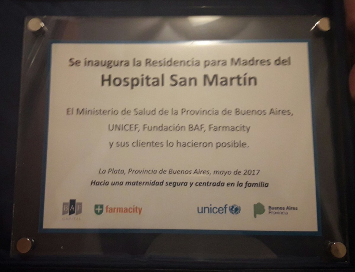 UNICEFargentina's tweet image. El Hospital de San Martín de La Plata, con más de 3.800 partos al año, tiene una nueva residencia para madres uni.cf/2rPY2oq 💪🏥
