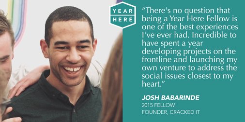 yearhere's tweet photo. From Parliamentary Intern to @wecrackedit CEO + @MoreUnitedUK convenor, Josh will be sharing his story tomorrow ➟ https://t.co/D1AGraTBDy https://t.co/h1FyXcmiuf
