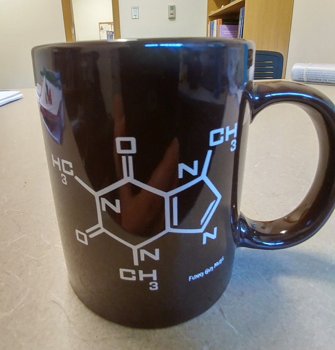UmpquaChemProf's tweet photo. @jesswade @choiceIrregular @drmikeographer @IAEGMOOH @CeriBrenner @paulcoxon @samillingworth @drclairemurray #MugHack One that was recently given to me by a student as a thank you gift. https://t.co/zsfLJ48Tnk