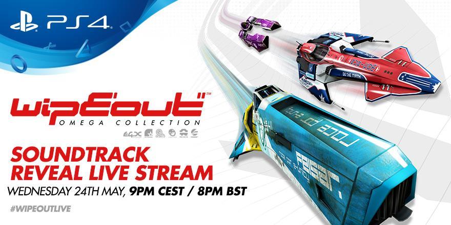 PlayStationEU's tweet image. Tonight, @MetrikMusic &amp;amp; @Krakota reveal #WipEoutPS4's soundtrack at 8pm BST / 9pm CEST. Join us: play.st/2qWus3b #WipEoutLive