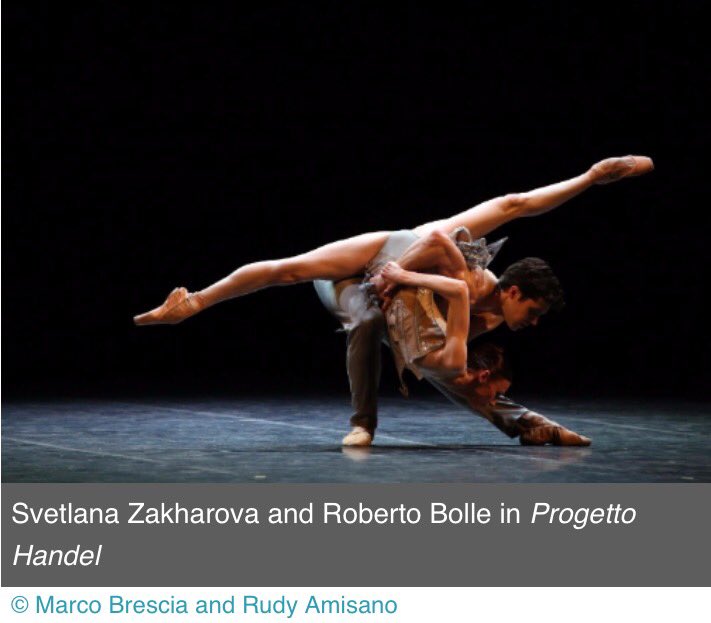 martinangioloni's tweet photo. ★★★★★ "Bigonzetti creates a new vertiginous thrill of beauty starring #svetlanazakharova  &amp; #robertobolle" My review https://t.co/TWKuwvUSby https://t.co/NQyDoTvJc9