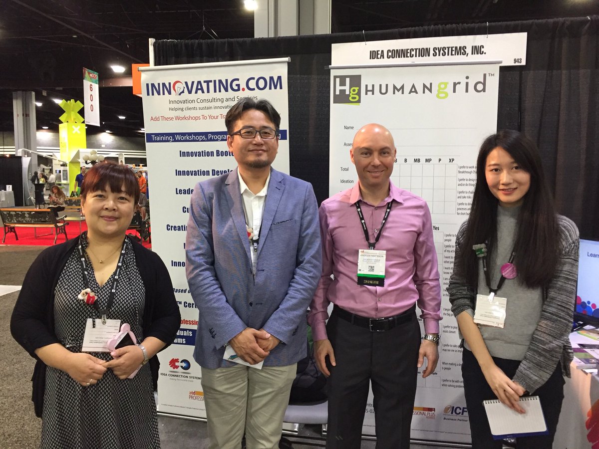 ICSinnovation's tweet photo. Making friends from all around the globe here at @atd day 3. #atd2017 #atd #innovation #leadership https://t.co/2dJQf9zFdT