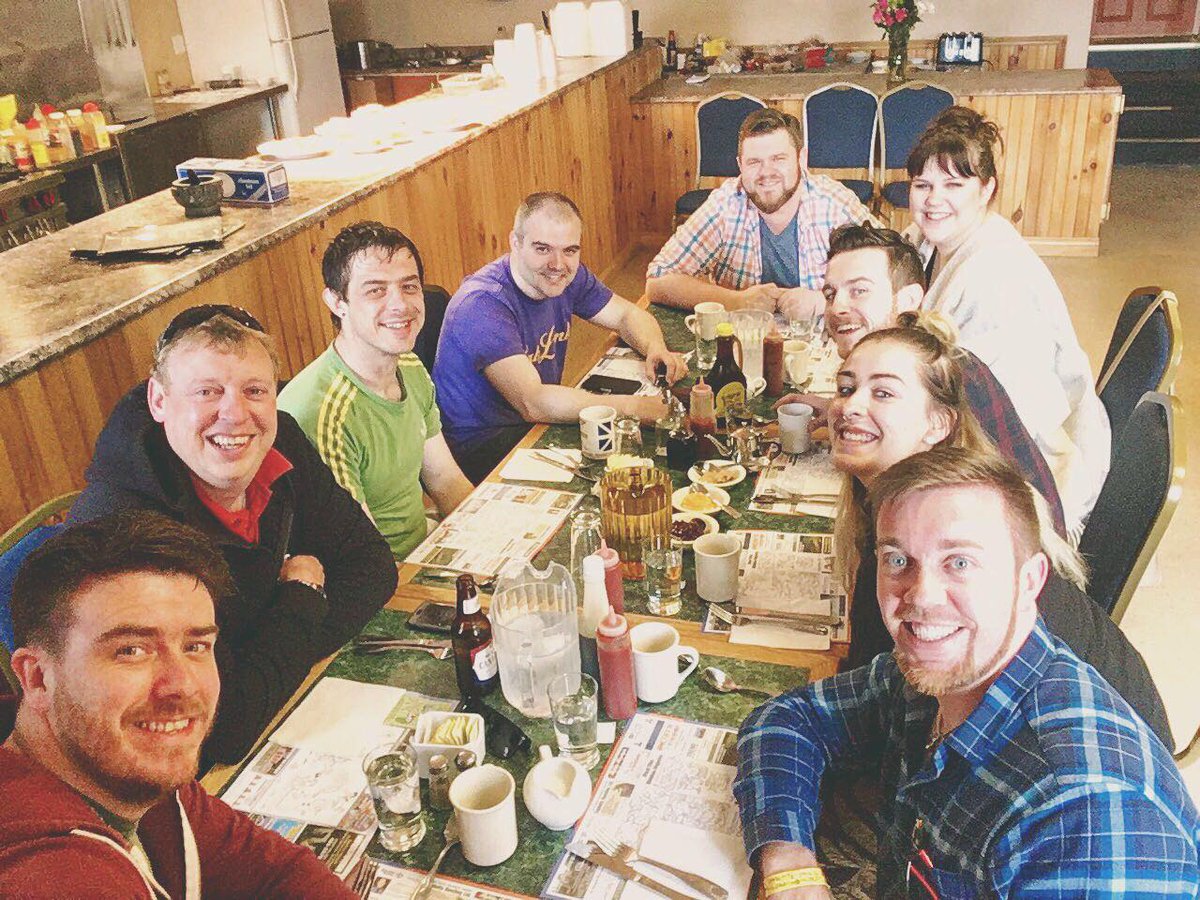 We're sad to part ways with the guys from <a href="/portofcallband/">Port of Call</a> until Sunday night. It's been a time! #NewfoundlandToNewfoundland #tour #Canada