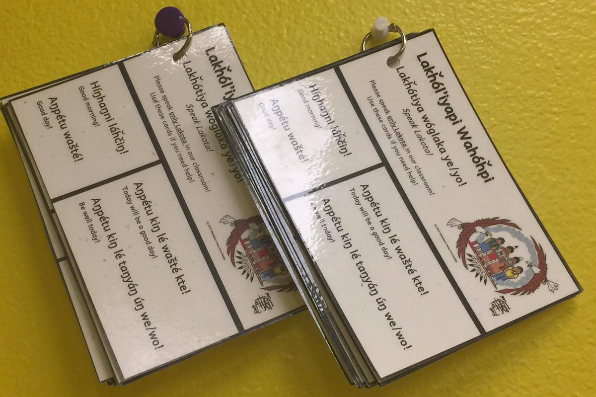 Wakanyeja_ECE's tweet photo. "Next generation of women who will bring back the Lakota lang" @SittingBullColl & @LakotaLangNest #LetGirlsLearn #ECEChat #InvestInNativeECE https://t.co/A5eDy0DLFE