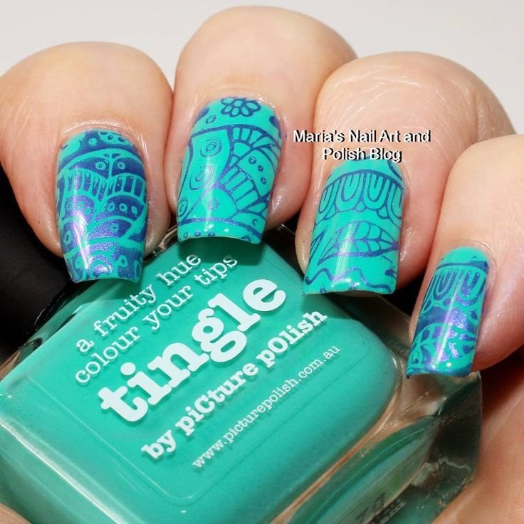 Check this gorgeous creation by @mariasnailartandpolishblog from Instagram! It looks real sassy. She used our Tr...