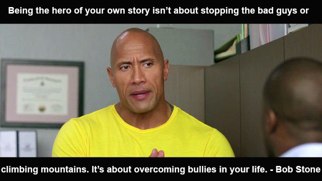 cityofhayward's tweet photo. #AdviseFromMovieCharacters @TheRock #BobStone #CentralIntelligence https://t.co/noChHYWm4Q