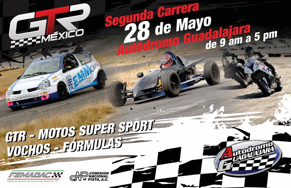 comisionpista's tweet photo. Atención pilotos foráneos: GTR México los invita a participar (sin costo de inscripción) al Autódromo Guadalajara. #CNPTeInforma https://t.co/QHUVlwbIjj