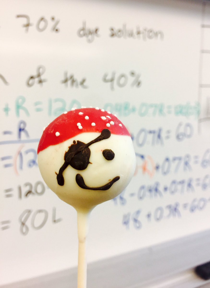 PowerMathCamp's tweet photo. Thank you, Isabella for the cake pop. It was sweet of you #PowerMathCamp https://t.co/adKdYLZMDQ