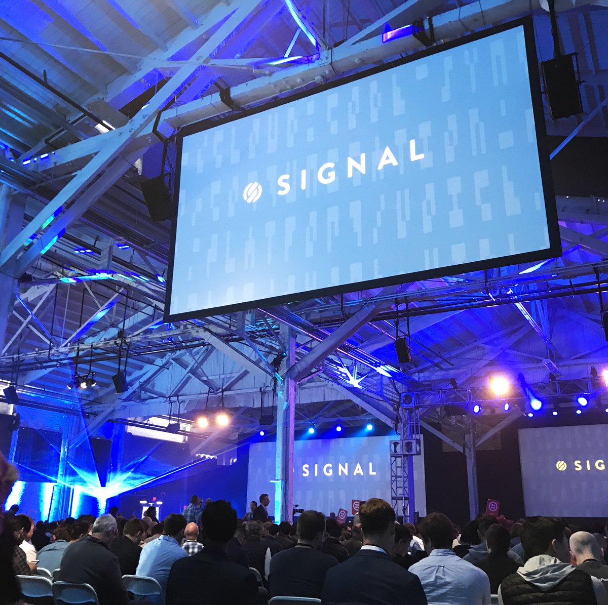 We’re live at the place to be for the future of communications #TwilioSignal