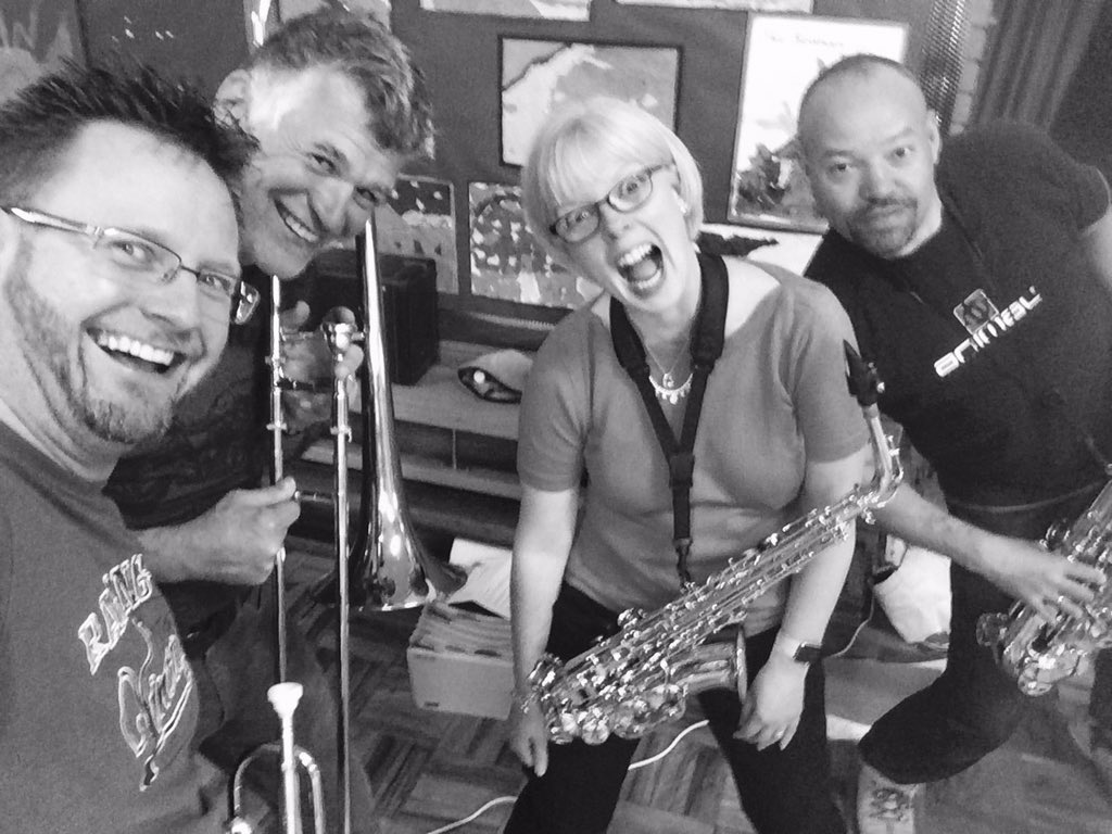 Our 'special' horn section
<a href="/MRL33B/">Mr B</a> <a href="/Zoe_VP/">Zoe Venning-Pridham</a> <a href="/jnewell72/">Joel Bammy Newell</a> <a href="/davesteptoe/">dave steptoe</a>