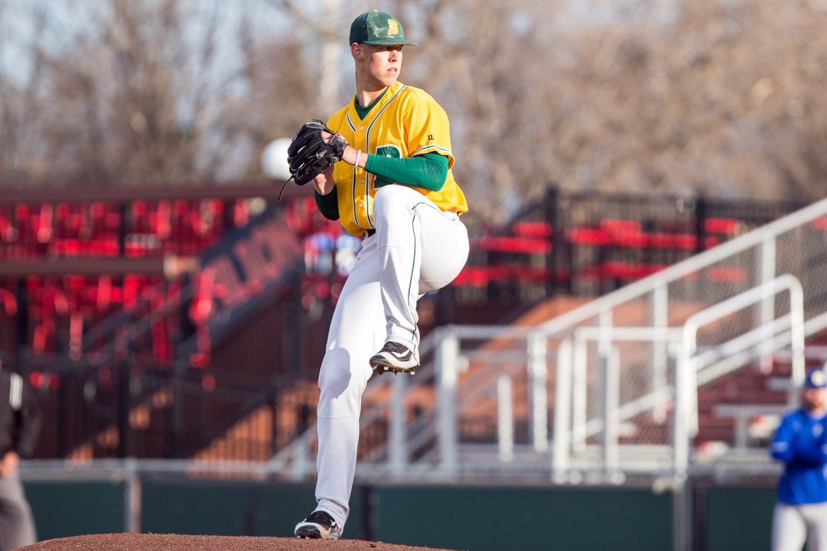 NDSUbaseball's tweet image. Luke Lind tied former NDSU standout pitcher John Straka (2012 season) for most strikeouts in a season (92) after fanning 7 batters today.