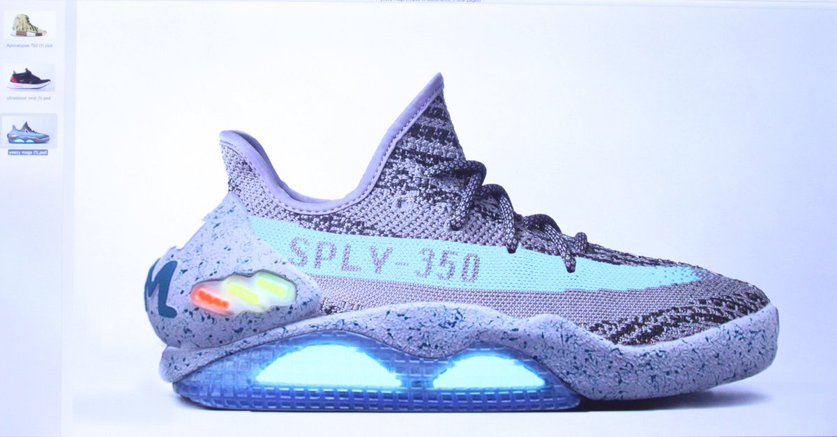 back to the future yeezys