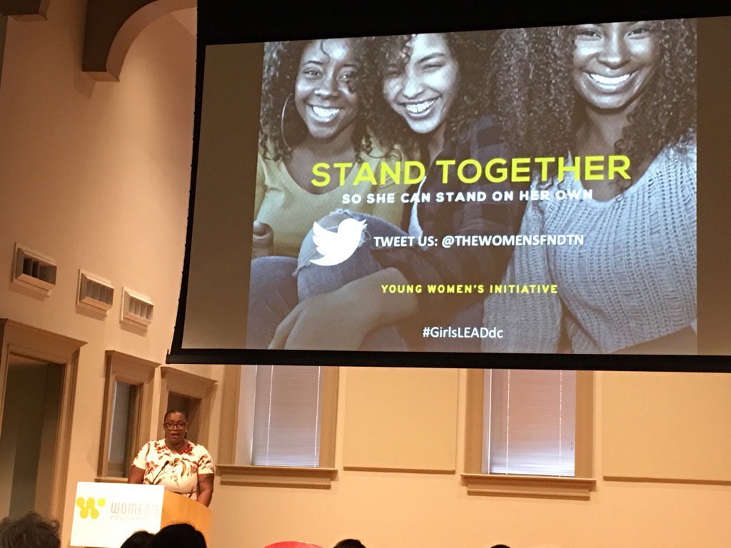 EmergentPathway's tweet photo. The mind, heart and soul of @TheWomensFndtn #GirlsLEADdc @Storme1913 ensuring that Girls voices lead this work! https://t.co/NMbLg4tMUJ