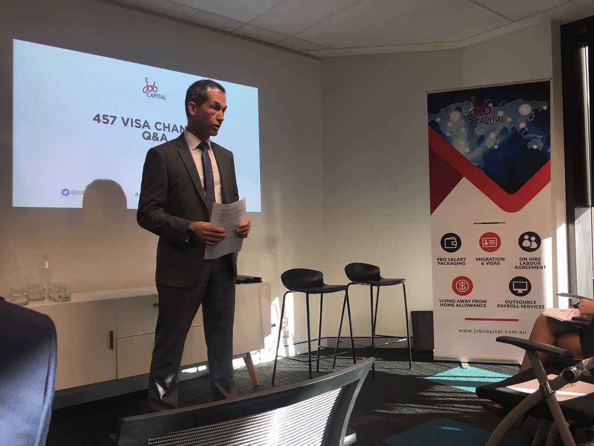 "Key takeaway for us is to navigate this landscape and provide clarity on the grey areas." <a href="/dominic_trewick/">Dominic Trewick</a> on #457visachanges