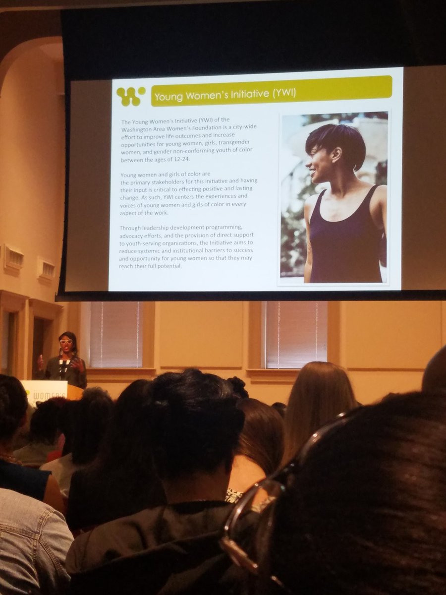 ElizabethDCJWJ's tweet photo. So proud to be a part of Young Women's Initiative at the launch! #girlsLEADdc @TheWomensFndtn https://t.co/JQYJ8xXJQa
