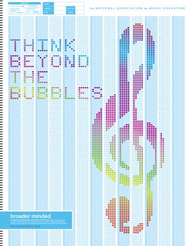 NAfME's tweet photo. Think Beyond the Bubbles with our Broader Minded Merchandise! https://t.co/TIO4DdZU0O #StudentsArentStandardized https://t.co/cygTTE1GeQ