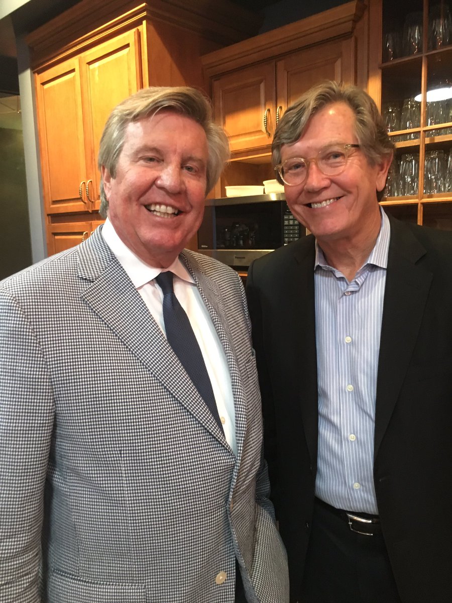 CEO <a href="/KarlSchledwitz/">Karl Schledwitz</a> at <a href="/MonogramFoods/">Monogram Foods</a> with CEO <a href="/MemphisChamber/">Greater Memphis Chamber</a> Phil Trenary on the Golden Ticket Tour sharing their great growth!