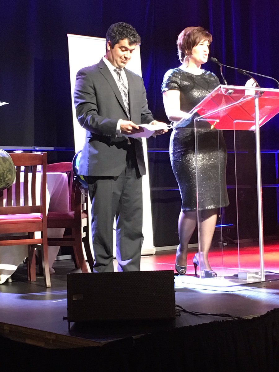 PriyaSam's tweet image. .@HeidiPCTV looking lovely as she hosts the #TemaConter Memorial Trust Gala in #Halifax