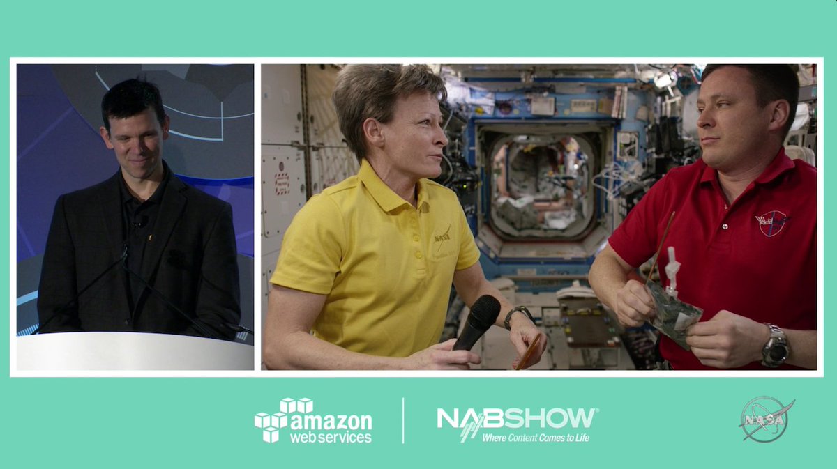 AWSforMedia's tweet photo. How @awscloud @NASA and @elementaltech delivered the first live 4K video from space: https://t.co/Mua0XlxDKV #nasalive4k https://t.co/6rjkxj9pFw